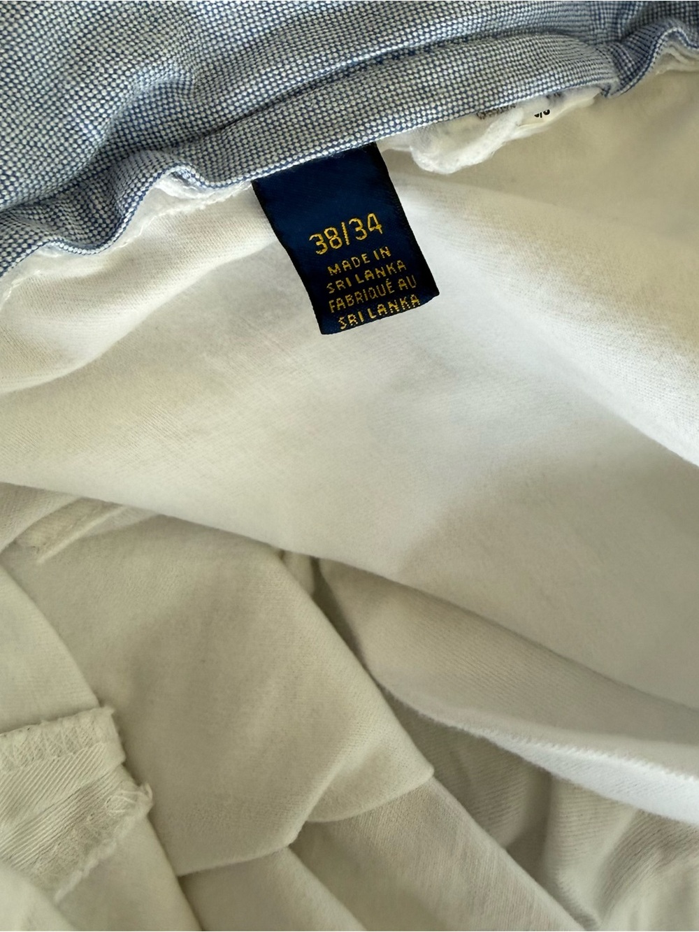 Ralph Lauren White Chino Pants - Straight Fit - Picture 5 of 6